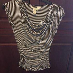 Sleeveless striped top